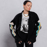 KEEP PUSHING FORWARD Shirt Jacket