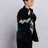 KEEP PUSHING FORWARD Shirt Jacket