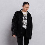 TAKE IT EASY teddy bear Shirt Jacket