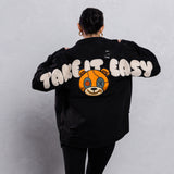 TAKE IT EASY teddy bear Shirt Jacket