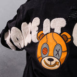 TAKE IT EASY teddy bear Shirt Jacket