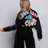 SEE GOOD IN ALL THINGS Crop Denim Jacket
