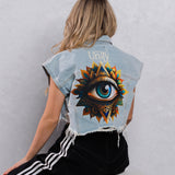 UNITY Crop Denim Vest
