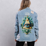 IN GOD WE TRUST Shirt Jacket