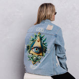 IN GOD WE TRUST Shirt Jacket