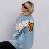 TAKE IT EASY teddy bear Shirt Jacket