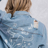 STAY WILD Shirt Jacket