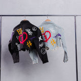BE EXTRA Crop Denim Jacket