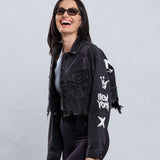 IN NEW YORK Crop Denim Jacket