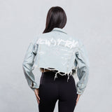 IN NEW YORK Crop Denim Jacket