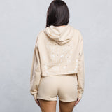 STAY WILD Crop Hoodie Set