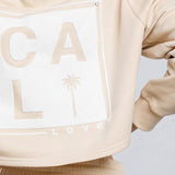 CALI LOVE Crop Hoodie Set