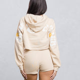 SELF LOVE CLUB Crop Hoodie Set