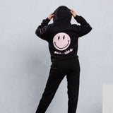 HAVE A NICE DAY pink smiley Hoodie
