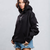 HOLLYWOOD SIGN White font Hoodie