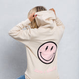 HAVE A NICE DAY pink smiley Hoodie