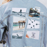 A DAY IN CALI Crop Denim Jacket