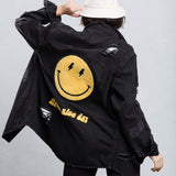 HAVE A NICE DAY yellow smiley Shirt Jacket