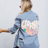 WORRY LESS Shirt Jacket