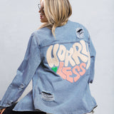 WORRY LESS Shirt Jacket