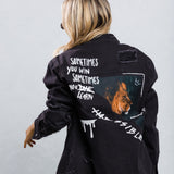 NOTHING IS IMPOSSIBLE Shirt Jacket