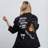 NOTHING IS IMPOSSIBLE Shirt Jacket