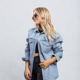 NOTHING IS IMPOSSIBLE Shirt Jacket