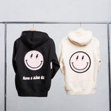 HAVE A NICE DAY pink smiley Hoodie