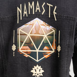 NAMASTE Crop Denim Jacket