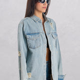 FOLLOW YOUR ART Shirt Jacket