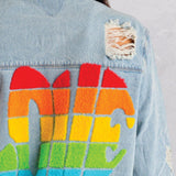 LOVE IS LOVE Shirt Jacket