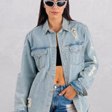 NOT IN THE MOOD Shirt Jacket