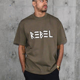REBEL Men oversized t-shirt