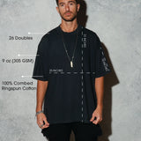 UFKNBLVBL men oversized t-shirt