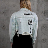 UNFKNBLVBL Crop Denim Jacket