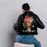 MY OWN MUSE Leather Motorcycle Jacket
