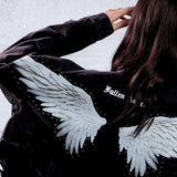FALLEN ANGEL Crop Denim Jacket