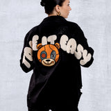TAKE IT EASY teddy bear Shirt Jacket