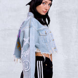 BE EXTRA Crop Denim Jacket