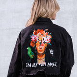 MY OWN MUSE Crop Denim Jacket