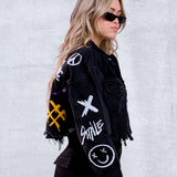 BE EXTRA Crop Denim Jacket