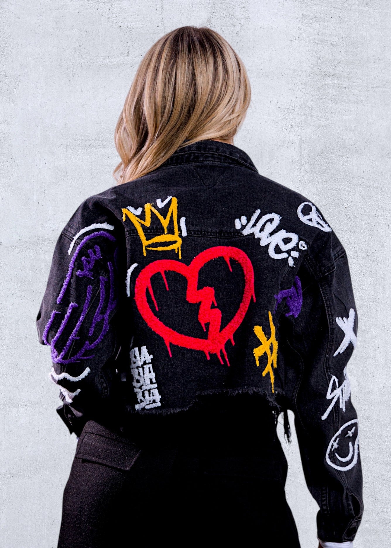 BE EXTRA Crop Denim Jacket