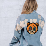 TAKE IT EASY teddy bear Shirt Jacket