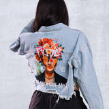 MY OWN MUSE Crop Denim Jacket
