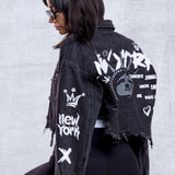 IN NEW YORK Crop Denim Jacket