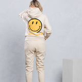HAVE A NICE DAY yellow smiley Hoodie Set