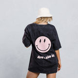HAVE A NICE DAY pink smiley Tee