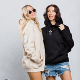 HOLLYWOOD SIGN white font Hoodie