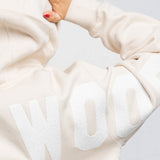 HOLLYWOOD SIGN White font Hoodie