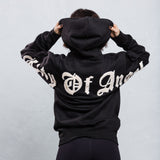 CITY OF ANGEL Cream font Hoodie